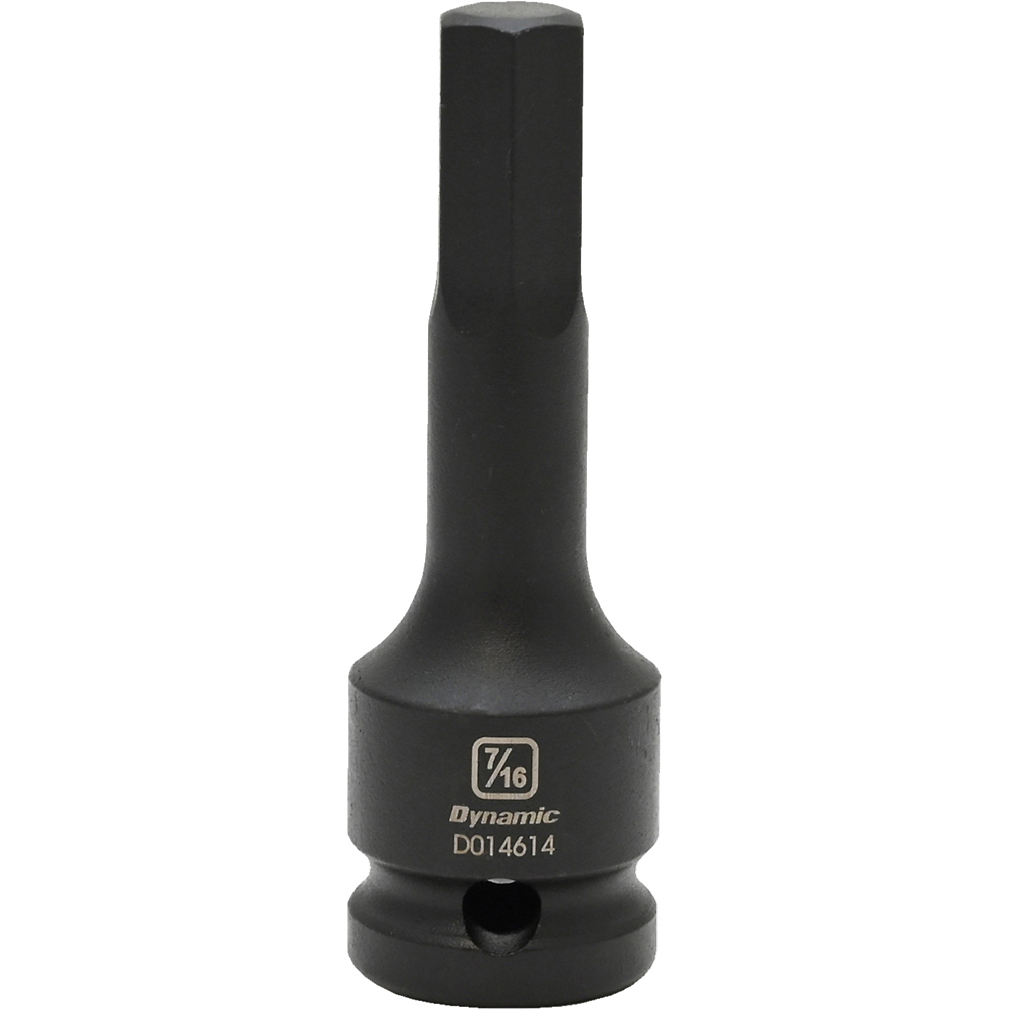 Dynamic Tools 1/2" Drive SAE Hex Head, 7/16", Bit Impact Socket